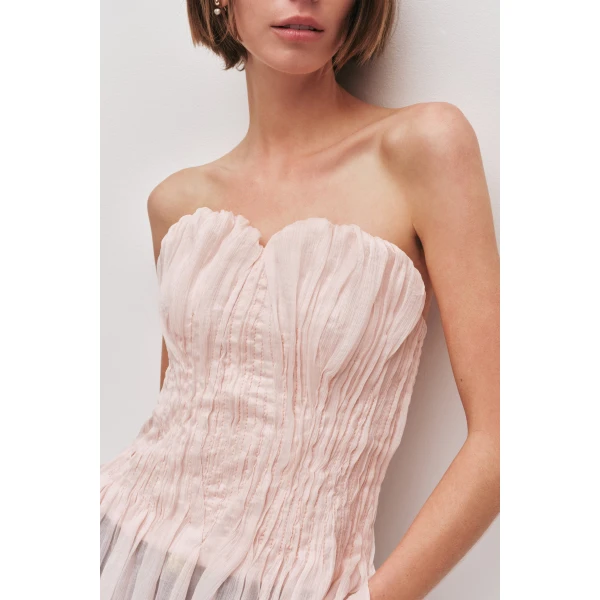 Aje Nisha Bustier Top, view 4