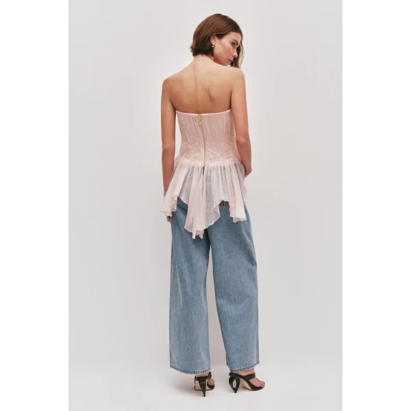 Aje Nisha Bustier Top, view 5
