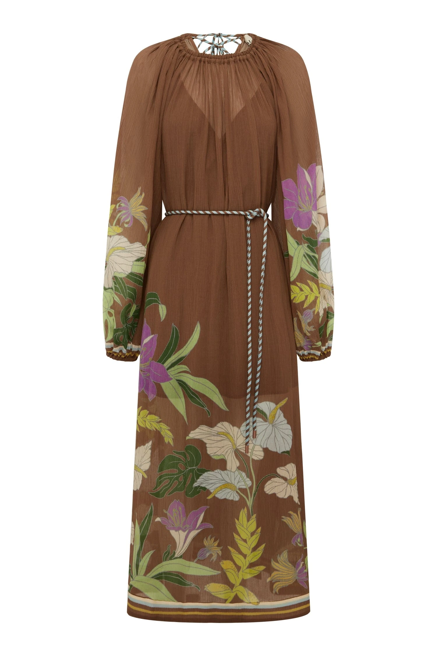 Alfie Ruched Midi Dress by Alemais - Dresses Alemais Alfie Ruched Midi Dress Sustainable Dresses with Alemais print - Coveti Australian Designer