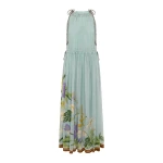 Alemais Alfie Sleeveless Midi Dress  Sustainable Dresses with Alemais print - Coveti Australian Designer