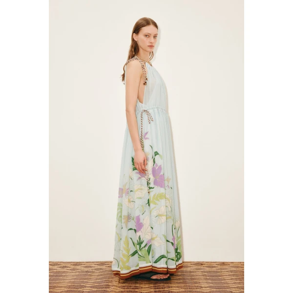 Alemais Alfie Sleeveless Midi Dress  Sustainable Dresses with Alemais print - Coveti Australian Designer