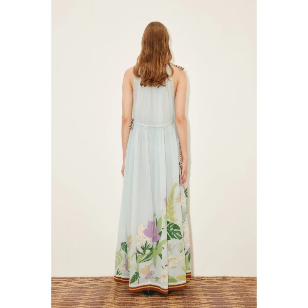 Alemais Alfie Sleeveless Midi Dress  Sustainable Dresses with Alemais print - Coveti Australian Designer