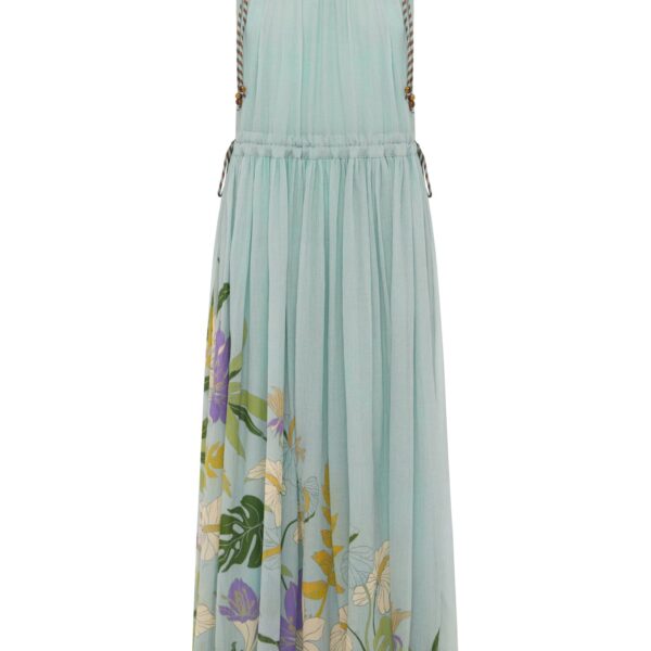 Alemais Alfie Sleeveless Midi Dress  Sustainable Dresses with Alemais print - Coveti Australian Designer