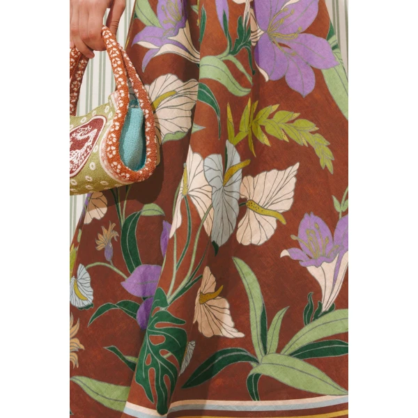 Alemais Alfie Twist Sundress  Sustainable Dresses with Alemais print - Coveti Australian Designer