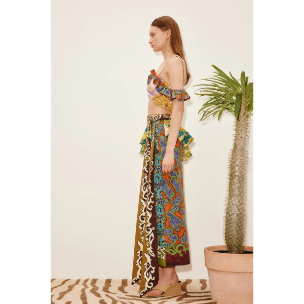 Alemais Arnie Top  Sustainable Tops with Alemais print - Coveti Australian Designer