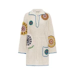 Alemais Elma Cream Mini Dress  Sustainable Dresses with Alemais print - Coveti Australian Designer