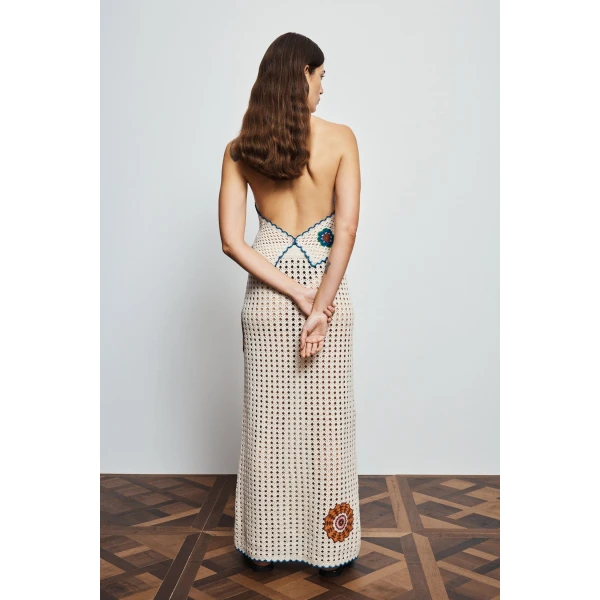 Alemais Elma Cream Skirt  Sustainable Skirts with Alemais print - Coveti Australian Designer
