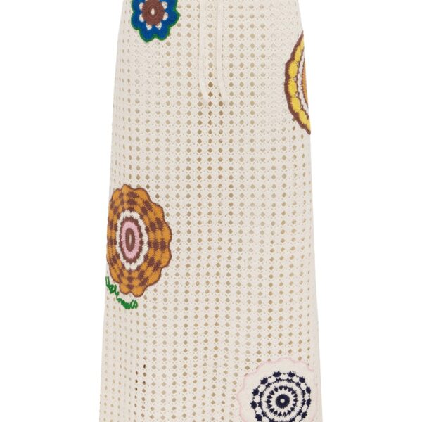 Alemais Elma Cream Skirt  Sustainable Skirts with Alemais print - Coveti Australian Designer