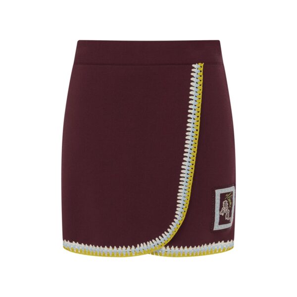 Alemais Jasper Knit Skirt  Sustainable Skirts with Alemais print - Coveti Australian Designer