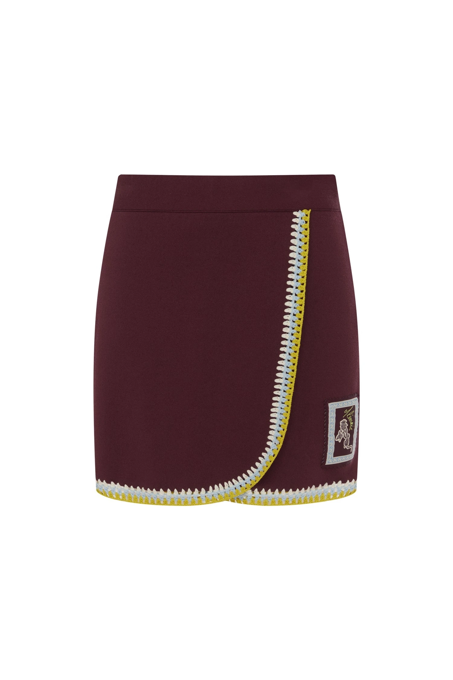 Jasper Knit Skirt by Alemais - Skirts Alemais Jasper Knit Skirt Sustainable Skirts with Alemais print - Coveti Australian Designer