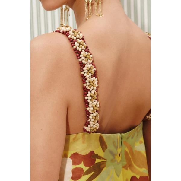 Alemais Maxi Mini Dress  Sustainable Dresses with Alemais print - Coveti Australian Designer