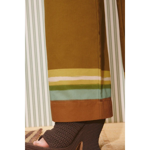Alemais Maxi Pant  Sustainable Pants with Alemais print - Coveti Australian Designer