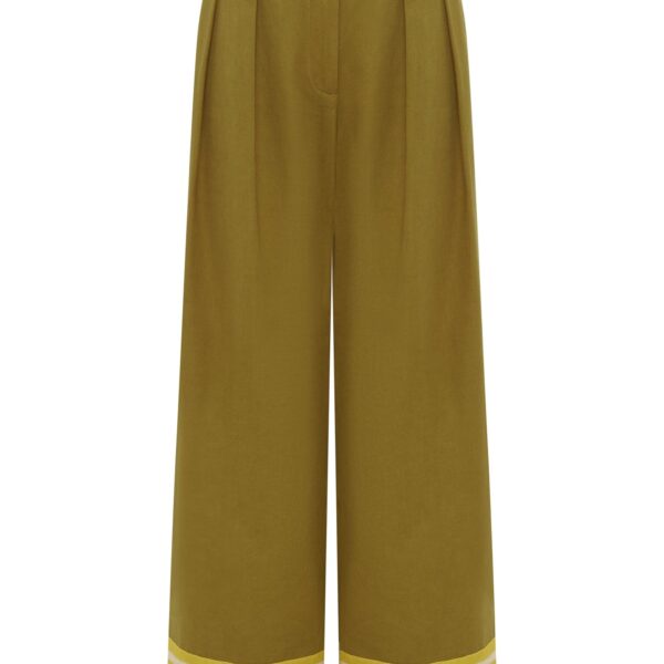 Alemais Maxi Pant  Sustainable Pants with Alemais print - Coveti Australian Designer