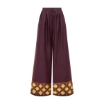 Alemais Wilson Silk Pant  Sustainable Pants with Alemais print - Coveti Australian Designer