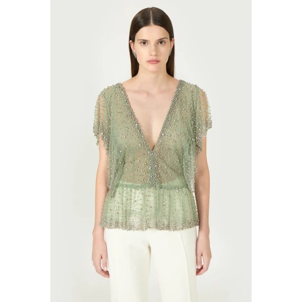 Costarellos Tops - Romantic Greek Lace - Shop at Coveti