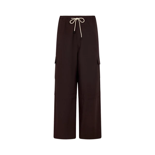 Crushed Cotton Layered Pant