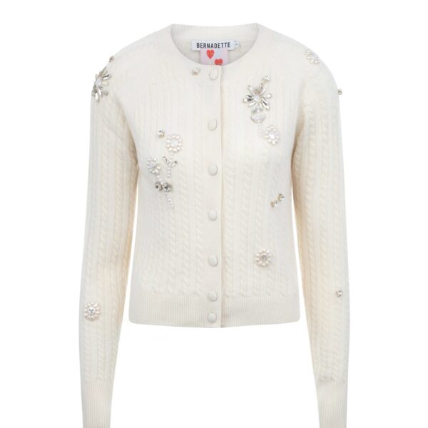 Bernadette Cardigan Gilberte Embroidered