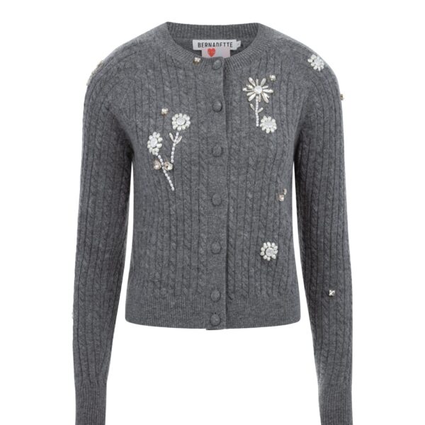 Bernadette Cardigan Gilberte Embroidered