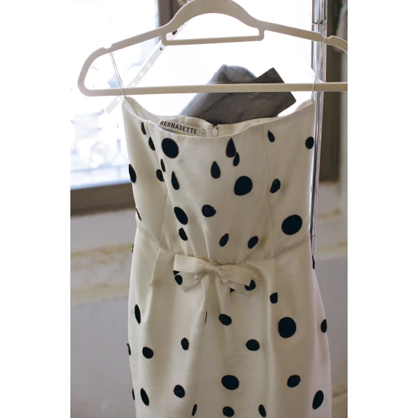 Bernadette Dress Lenette Embroidered, view 3