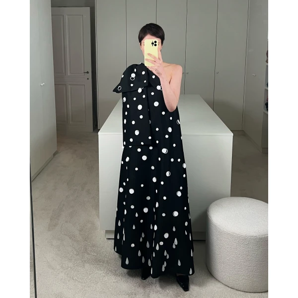 Bernadette Midi Dress Winnie Embroidered, view 2