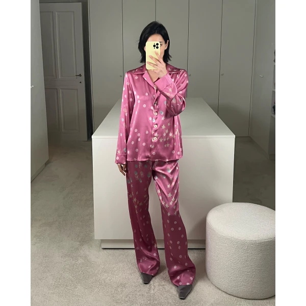 Bernadette Pyjama Louis Silk Satin, view 2