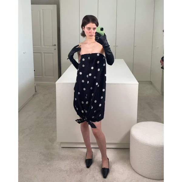 Bernadette Short Dress Mary-Kate, view 4