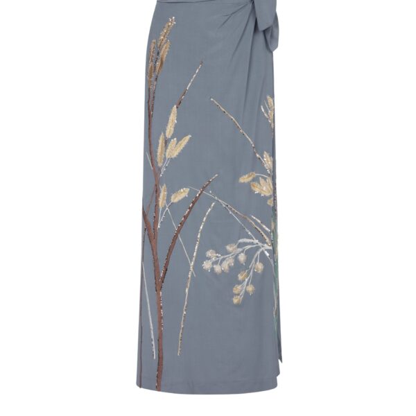 Bernadette Skirt Char Embroidered