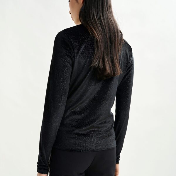 Essentiel Antwerp Black stretch-jersey turtleneck top - Essentiel Antwerp Tops - Colorful Belgian Design - Shop at Coveti