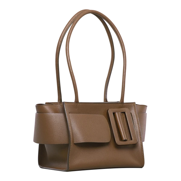 Mocha - Boyy Bags - Oversized Buckle Bag - Shop at Coveti