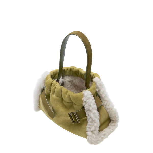 Beige/Caccia - Boyy Bags - Oversized Buckle Bag - Shop at Coveti