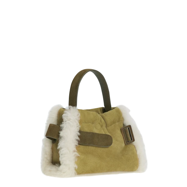 Beige/Caccia - Boyy Bags - Oversized Buckle Bag - Shop at Coveti