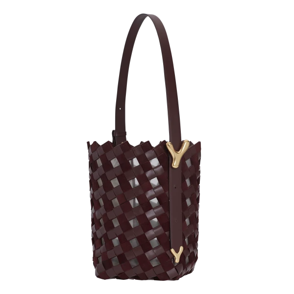 Bordeaux Gaucho - Boyy Bags - Oversized Buckle Bag - Shop at Coveti