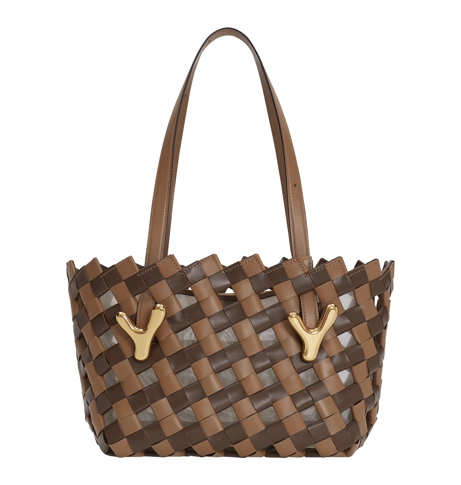 Boyy-YY-West-26-Woven-Tote-CaramelSesame-Coveti BOYY YY West 26 Woven Tote