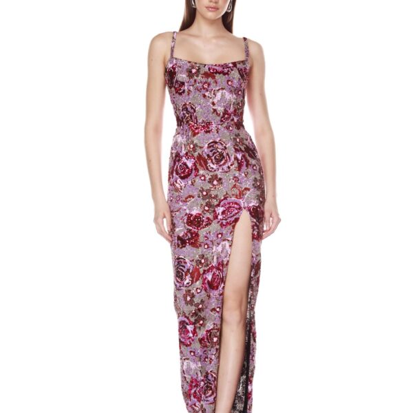 Bronx and Banco Dresses - Bronx and Banco Sequin Evening Dress - Natalie De'Banco Design - Shop at Coveti