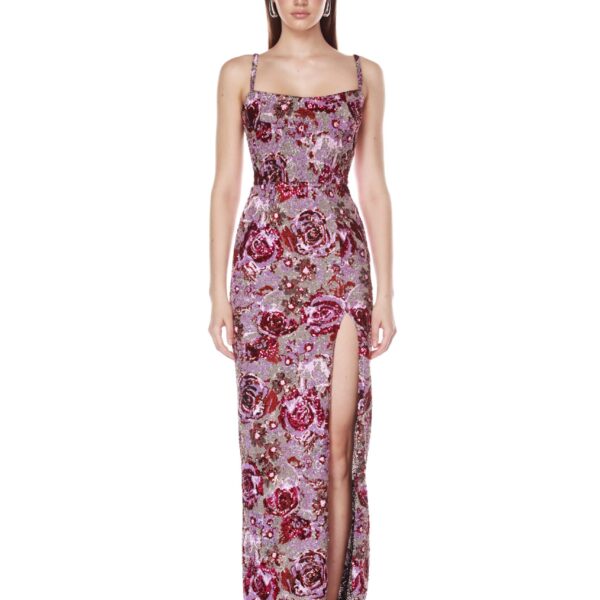 Bronx and Banco Dresses - Bronx and Banco Sequin Evening Dress - Natalie De'Banco Design - Shop at Coveti