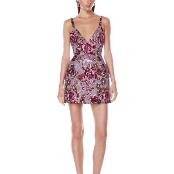 Bronx and Banco Dresses - Bronx and Banco Sequin Evening Dress - Natalie De'Banco Design - Shop at Coveti