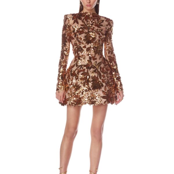 Bronx and Banco Dresses - Bronx and Banco Sequin Evening Dress - Natalie De'Banco Design - Shop at Coveti