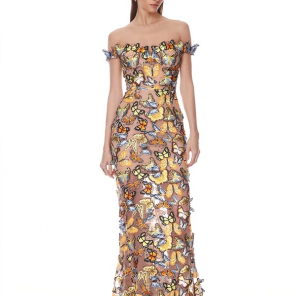 Bronx and Banco Dresses - Bronx and Banco Sequin Evening Dress - Natalie De'Banco Design - Shop at Coveti