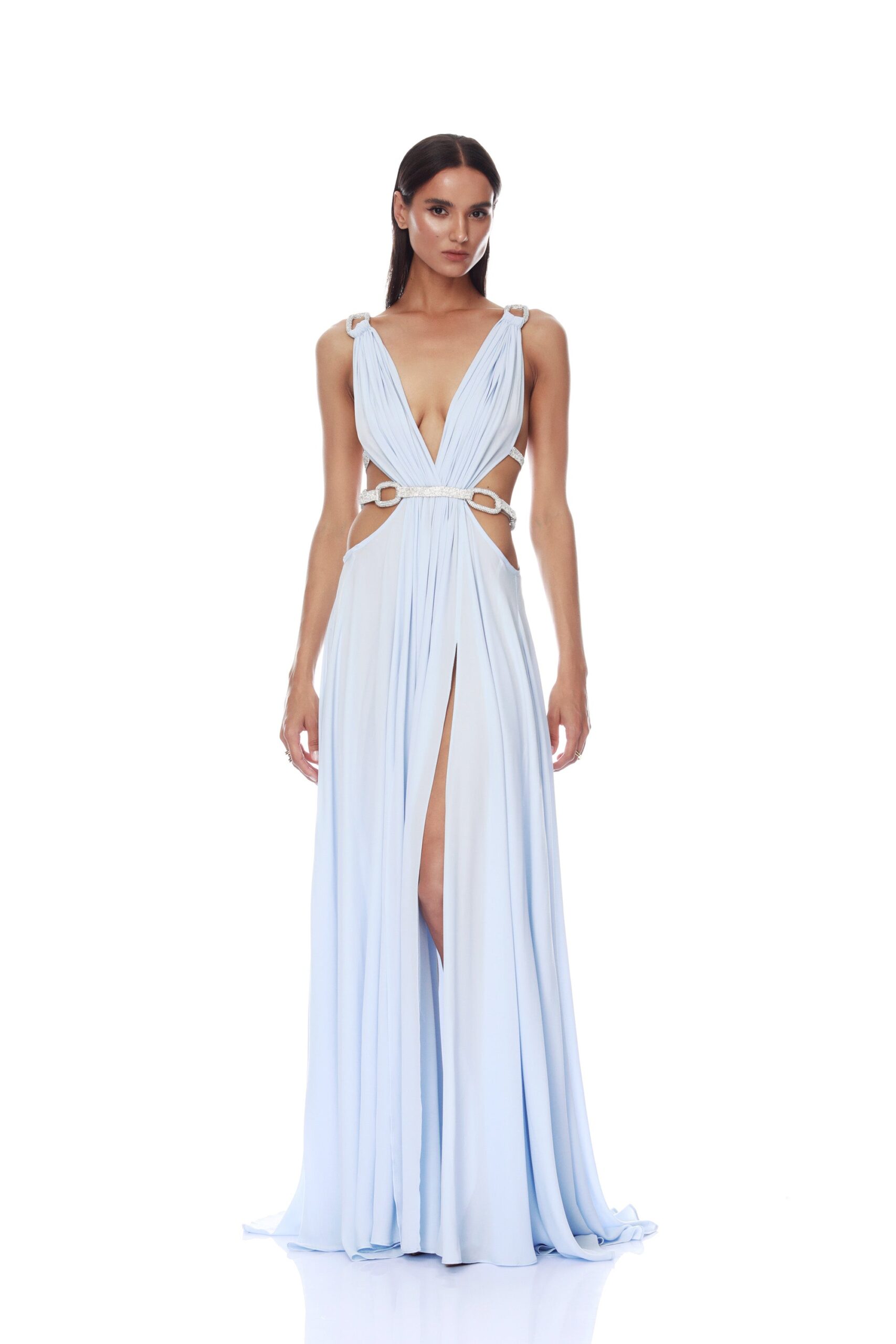 Bronx and Banco Dresses - Bronx and Banco Sequin Evening Dress - Natalie De'Banco Design - Shop at Coveti