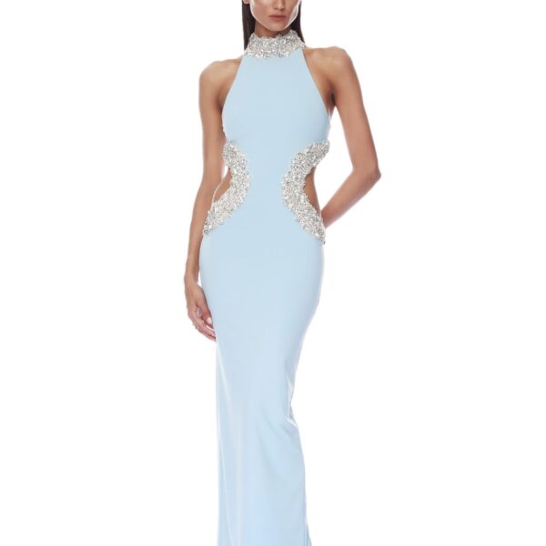 Bronx and Banco Dresses - Bronx and Banco Sequin Evening Dress - Natalie De'Banco Design - Shop at Coveti