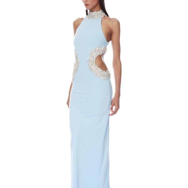Bronx and Banco Dresses - Bronx and Banco Sequin Evening Dress - Natalie De'Banco Design - Shop at Coveti