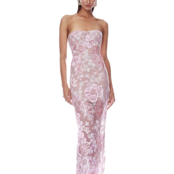 Bronx and Banco Dresses - Bronx and Banco Sequin Evening Dress - Natalie De'Banco Design - Shop at Coveti