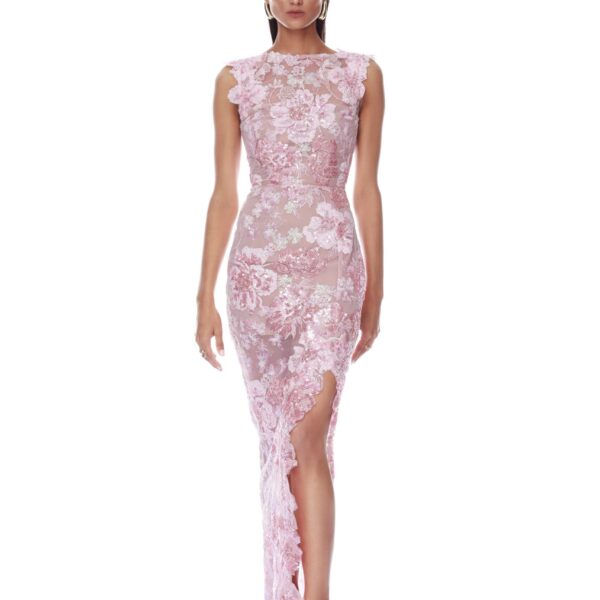 Bronx and Banco Dresses - Bronx and Banco Sequin Evening Dress - Natalie De'Banco Design - Shop at Coveti