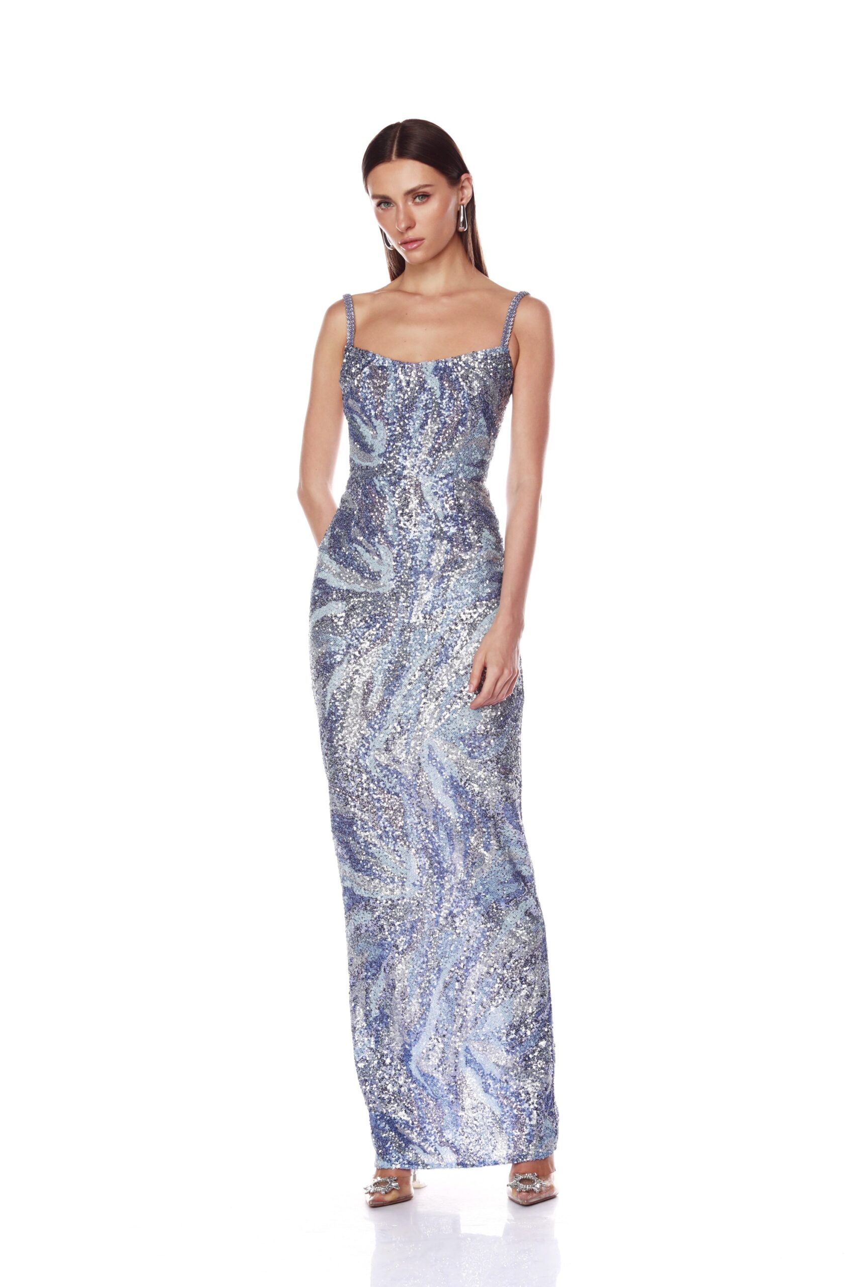 Bronx and Banco Dresses - Bronx and Banco Sequin Evening Dress - Natalie De'Banco Design - Shop at Coveti Bronx and Banco Dresses - Bronx and Banco Sequin Evening Dress - Natalie De'Banco Design - Shop at Coveti