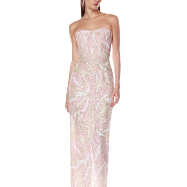 Bronx and Banco Dresses - Bronx and Banco Sequin Evening Dress - Natalie De'Banco Design - Shop at Coveti
