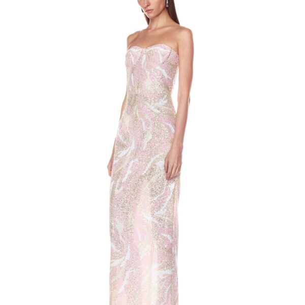 Bronx and Banco Dresses - Bronx and Banco Sequin Evening Dress - Natalie De'Banco Design - Shop at Coveti