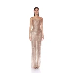 Bronx and Banco Dresses - Bronx and Banco Sequin Evening Dress - Natalie De'Banco Design - Shop at Coveti