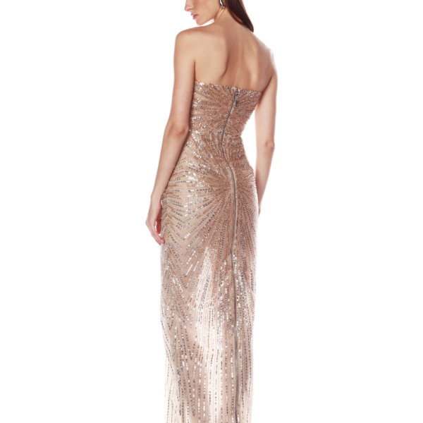 Bronx and Banco Dresses - Bronx and Banco Sequin Evening Dress - Natalie De'Banco Design - Shop at Coveti