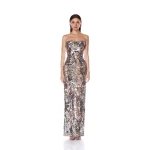 Bronx and Banco Dresses - Bronx and Banco Sequin Evening Dress - Natalie De'Banco Design - Shop at Coveti