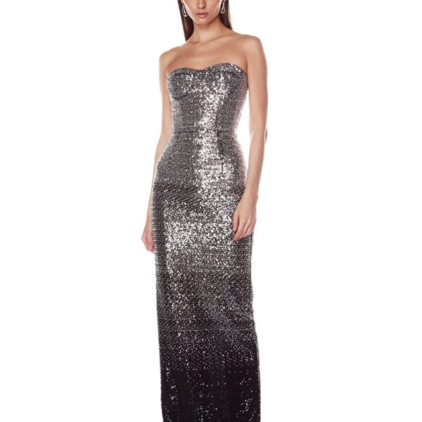 Bronx and Banco Dresses - Bronx and Banco Sequin Evening Dress - Natalie De'Banco Design - Shop at Coveti